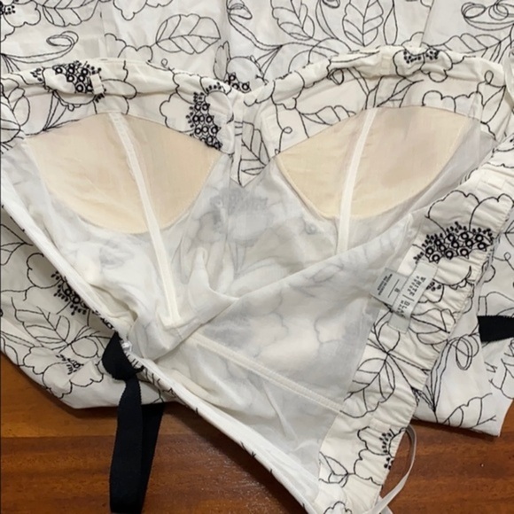 WHBM - Embroidered Strapless Dress - Picture 8 of 14